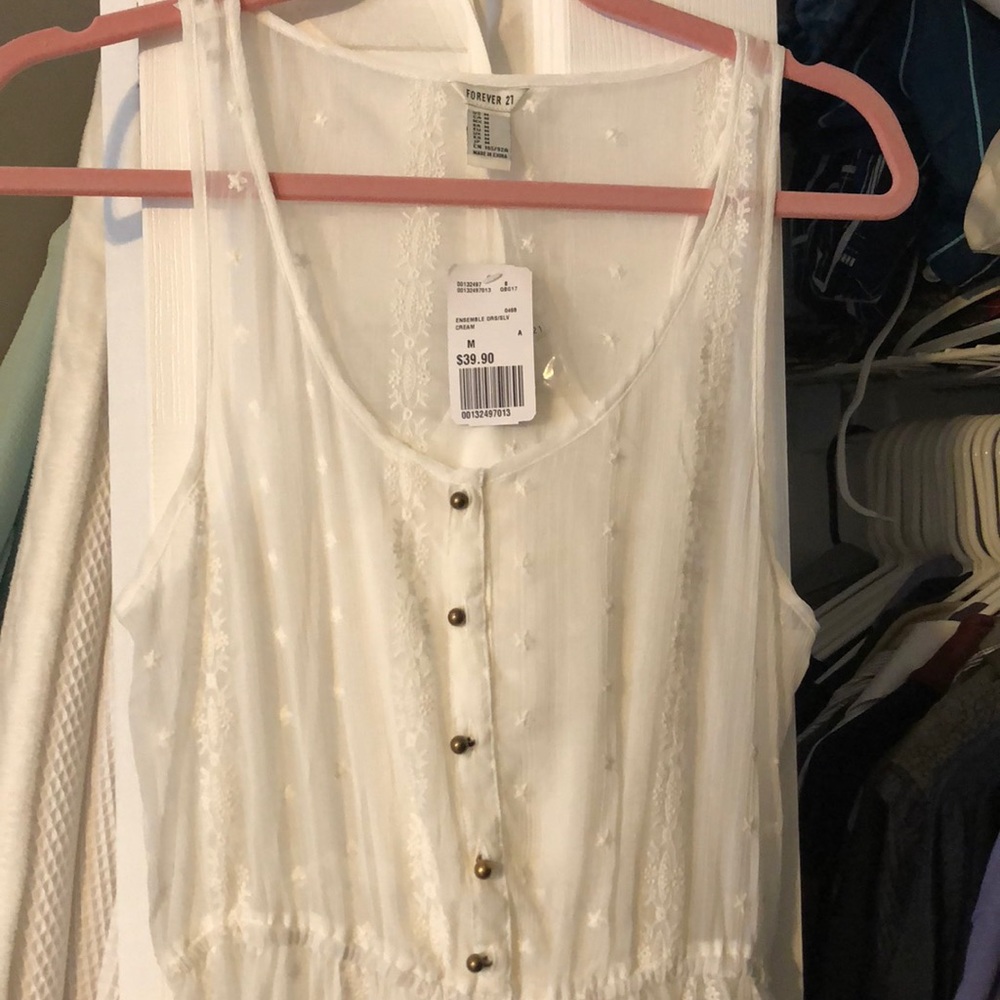 Forever 21 White Maxi